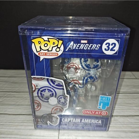 Funko Pop! Art Series: Marvel Avengers - Captain America #32 - Target Exclusive - Picture 3 of 11